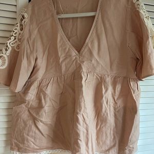 Zara peach top